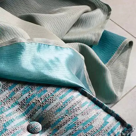 Sultan Malatya Linen/Turquoise - Osborne & Little - F6734-01 Osborne & Little