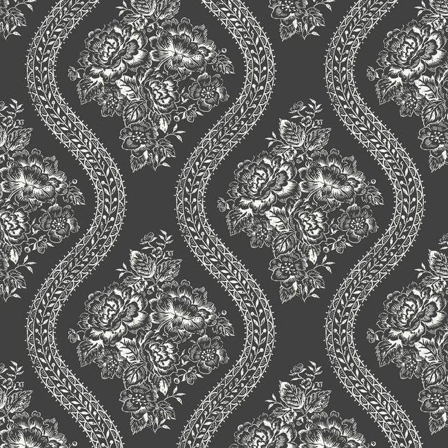 coverlet-floral-wallpaper-white-on-black-york-wallcoverings-mh1596