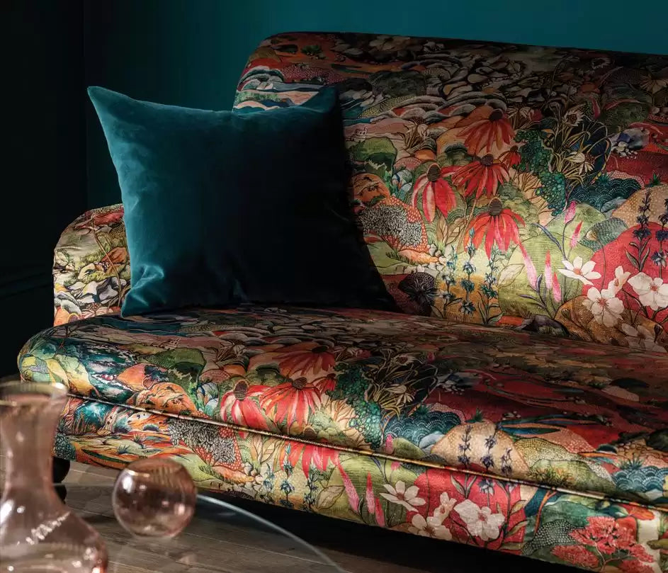 Trebah Velvet - Osborne & Little - F7670-01 Fabric