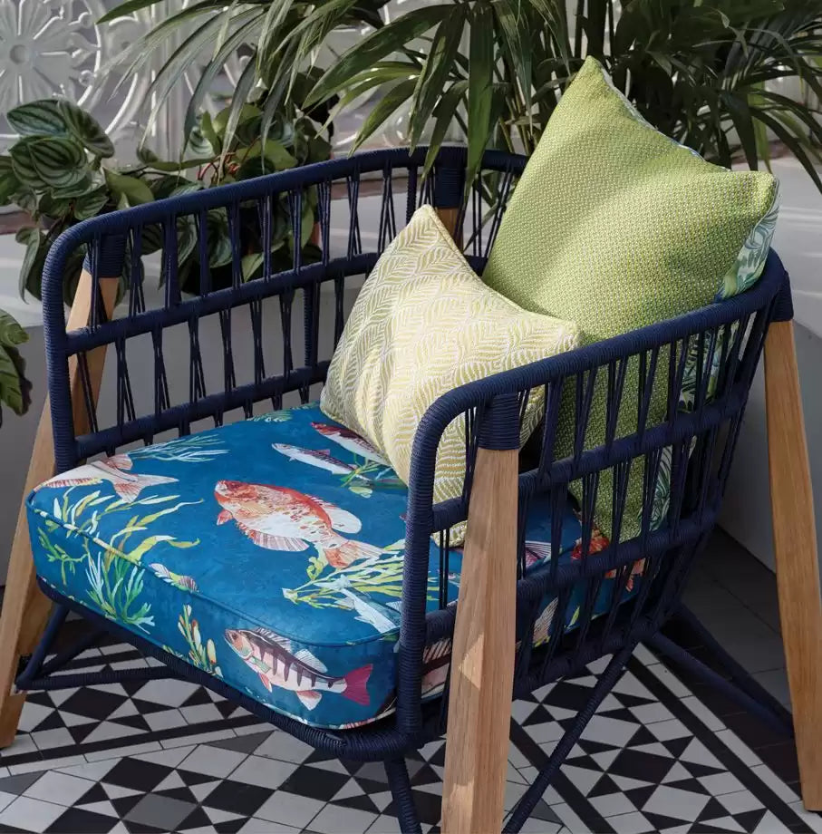 Summerhouse Laghetto Outdoor - Osborne & Little - F7444-01 Fabric