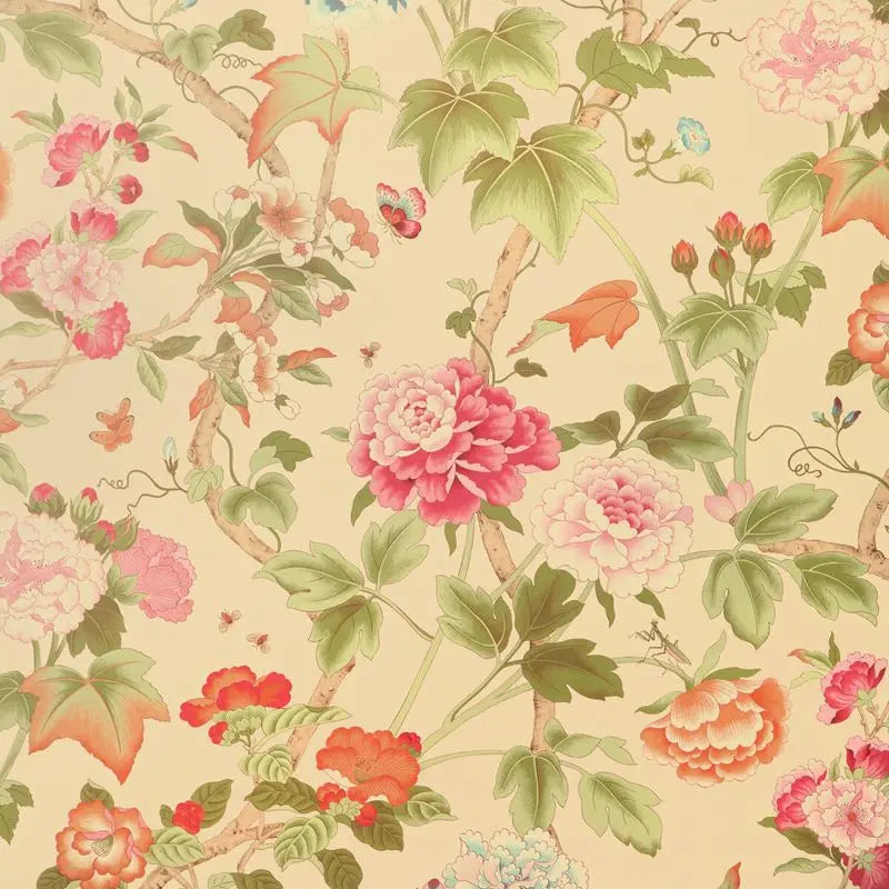 Lee Jofa Wallpaper P2023128.73 Gardenia Paper Spring