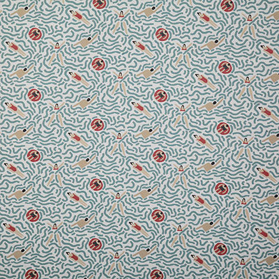 Pindler Fabric POO005-BL06 Pool Party Aegean