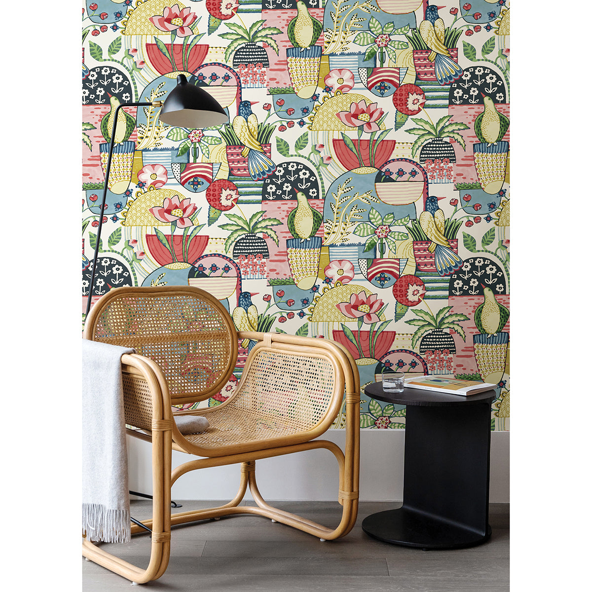 Multi Avriel Peel and Stick Wallpaper - Brewster Wallcovering