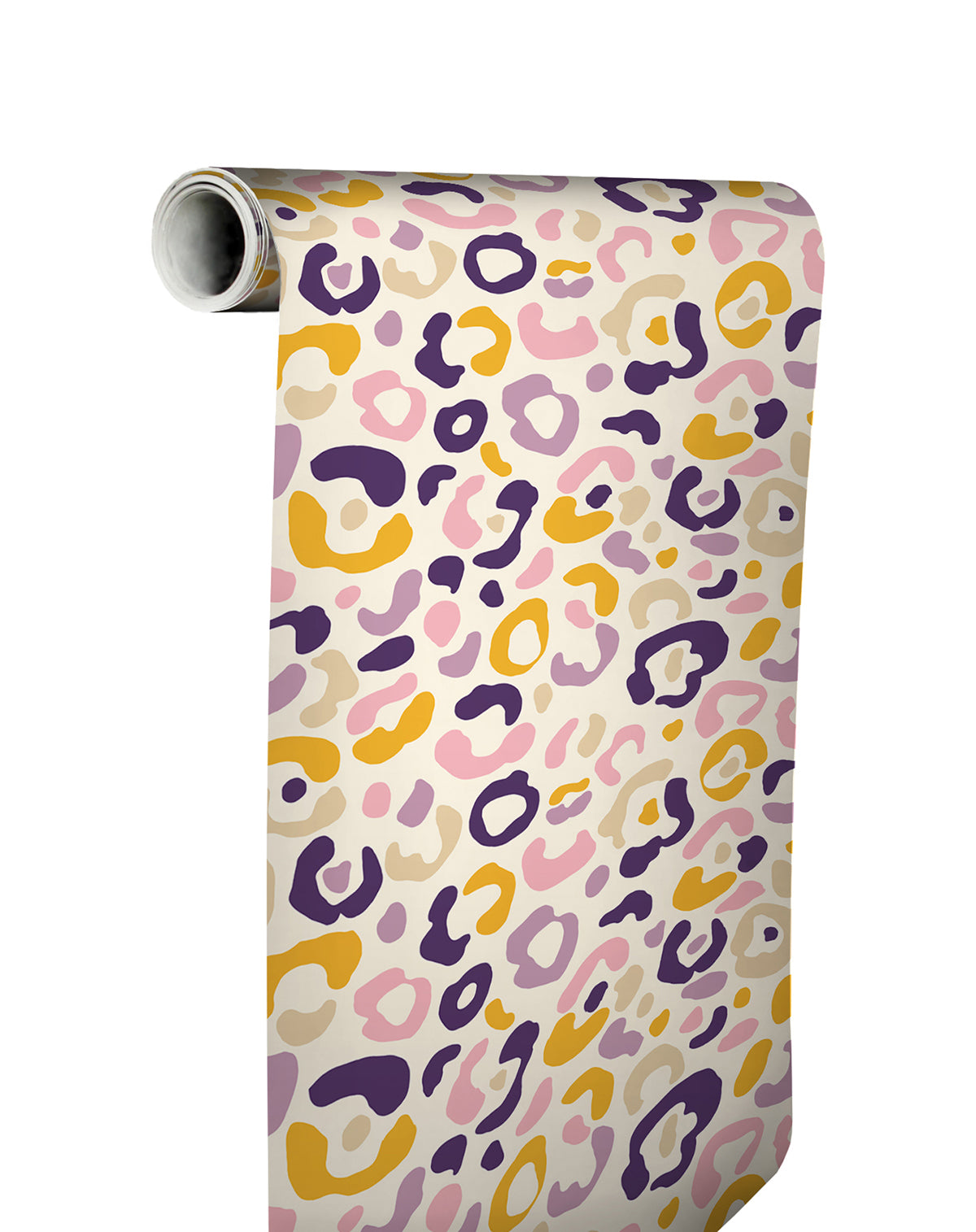 Multi Purple Leopard Spots Peel and Stick Wallpaper - Brewster Wallcovering