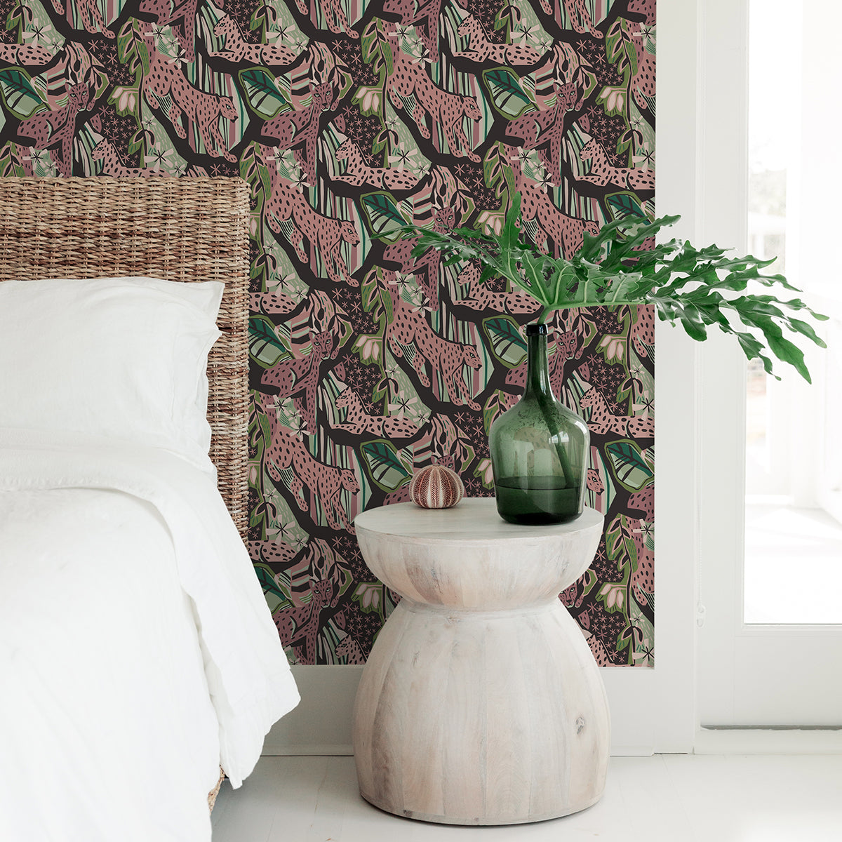 Plum Cat Nap Peel and Stick Wallpaper - Brewster Wallcovering