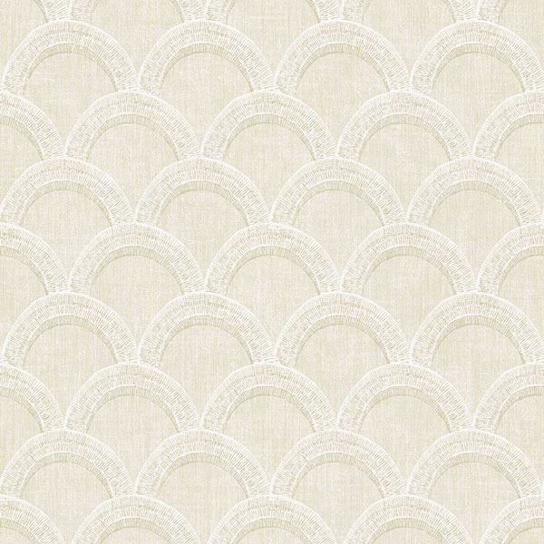 Picture of Bixby Beige Geometric Wallpaper