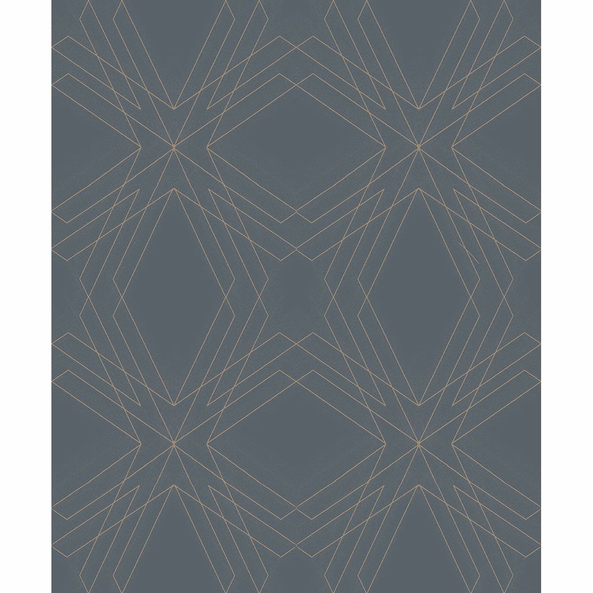 Picture of Relativity Charcoal Geometric Wallpaper