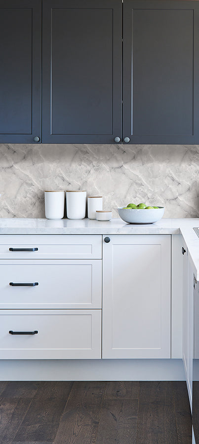 Danby Marble Peel and Stick Wallpaper - Brewster Wallcovering