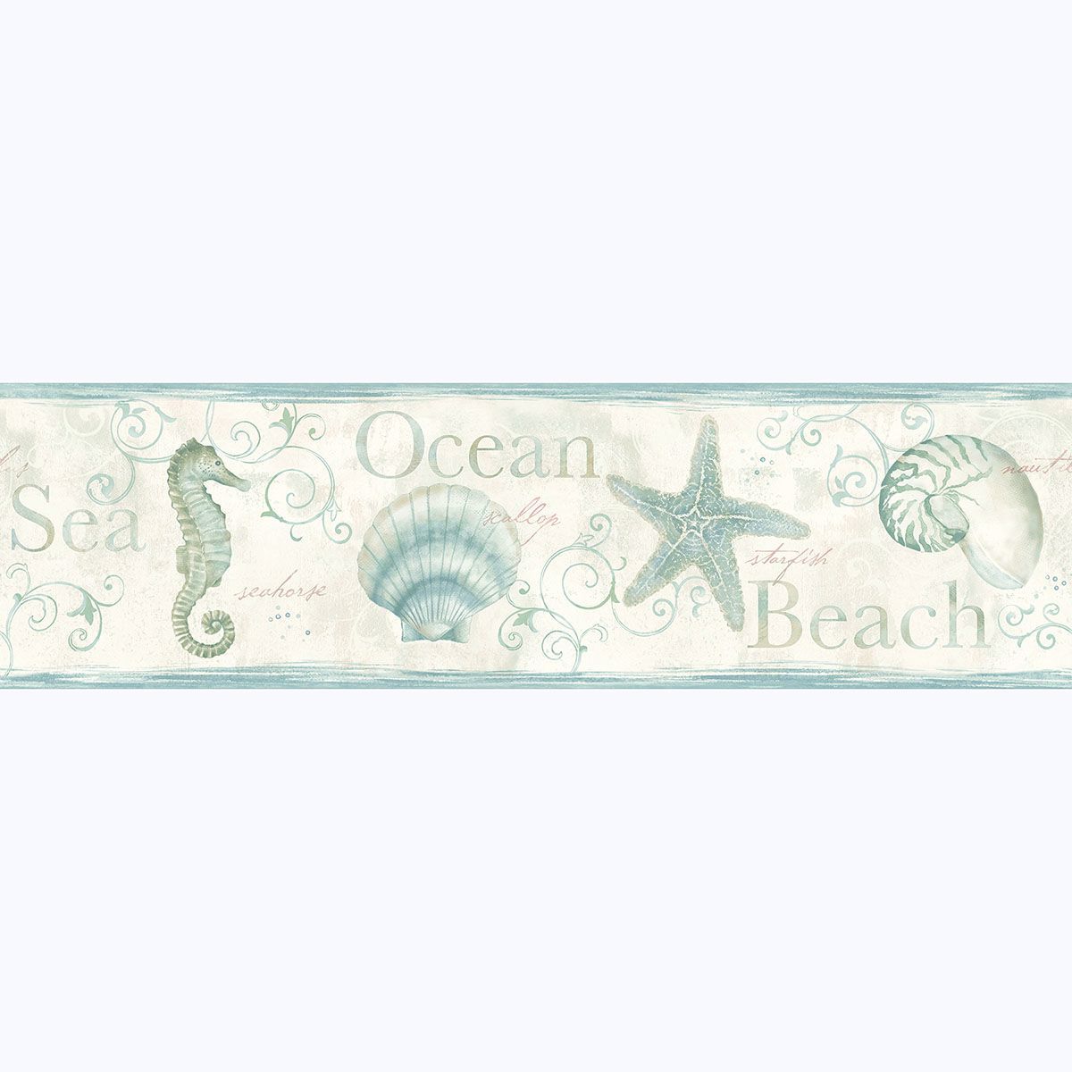 Picture of Island Bay Sea Green Starfish Border