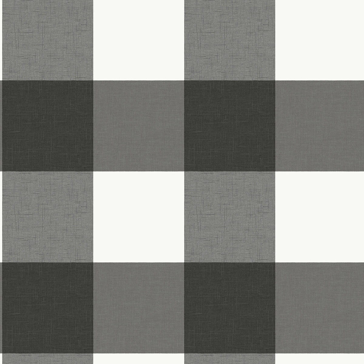 Picture of Charcoal Farmhouse Plaid Peel and Stick Wallpaper