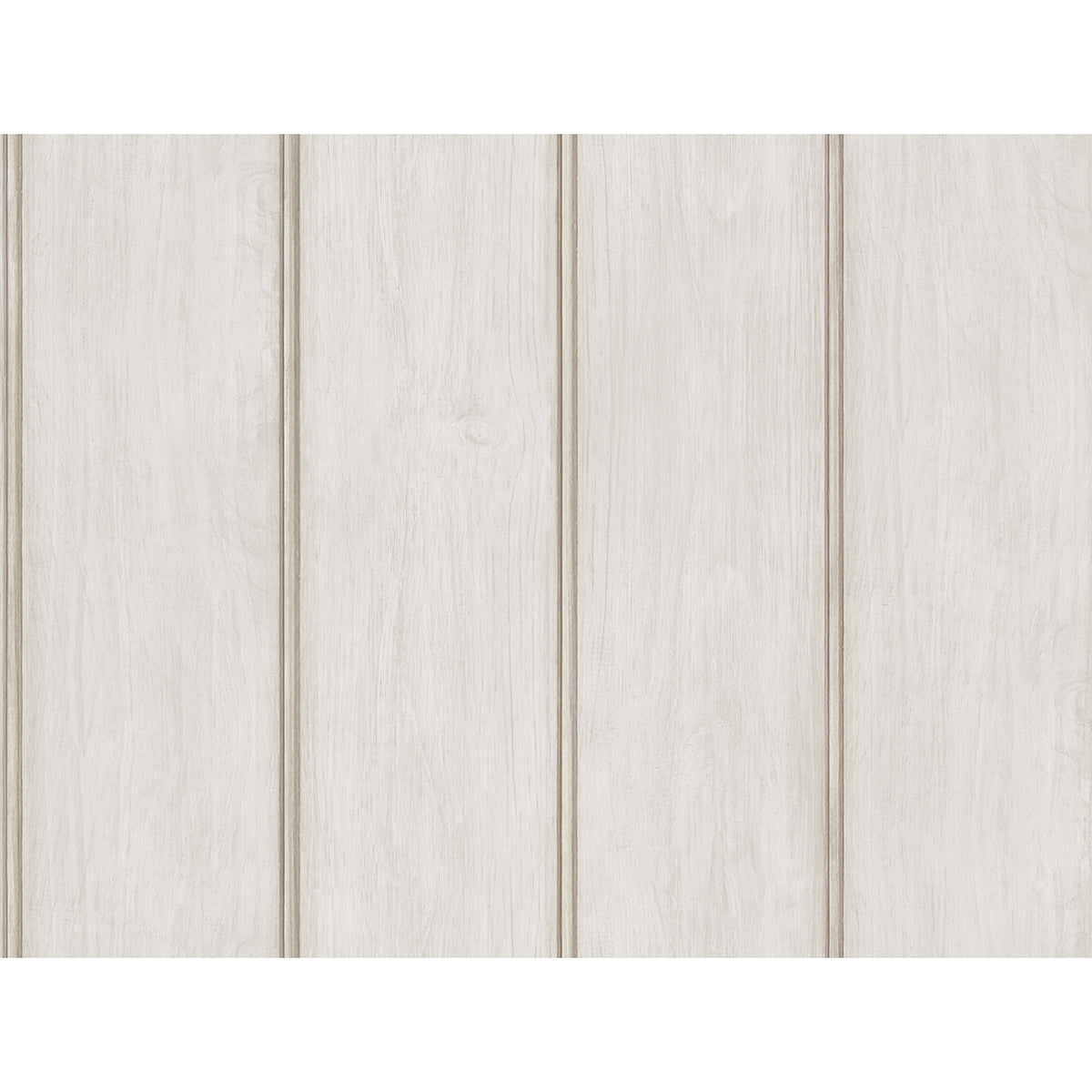 Upstate Beadboard Timeless Grey Wood Wallpaper - Brewster Wallcovering