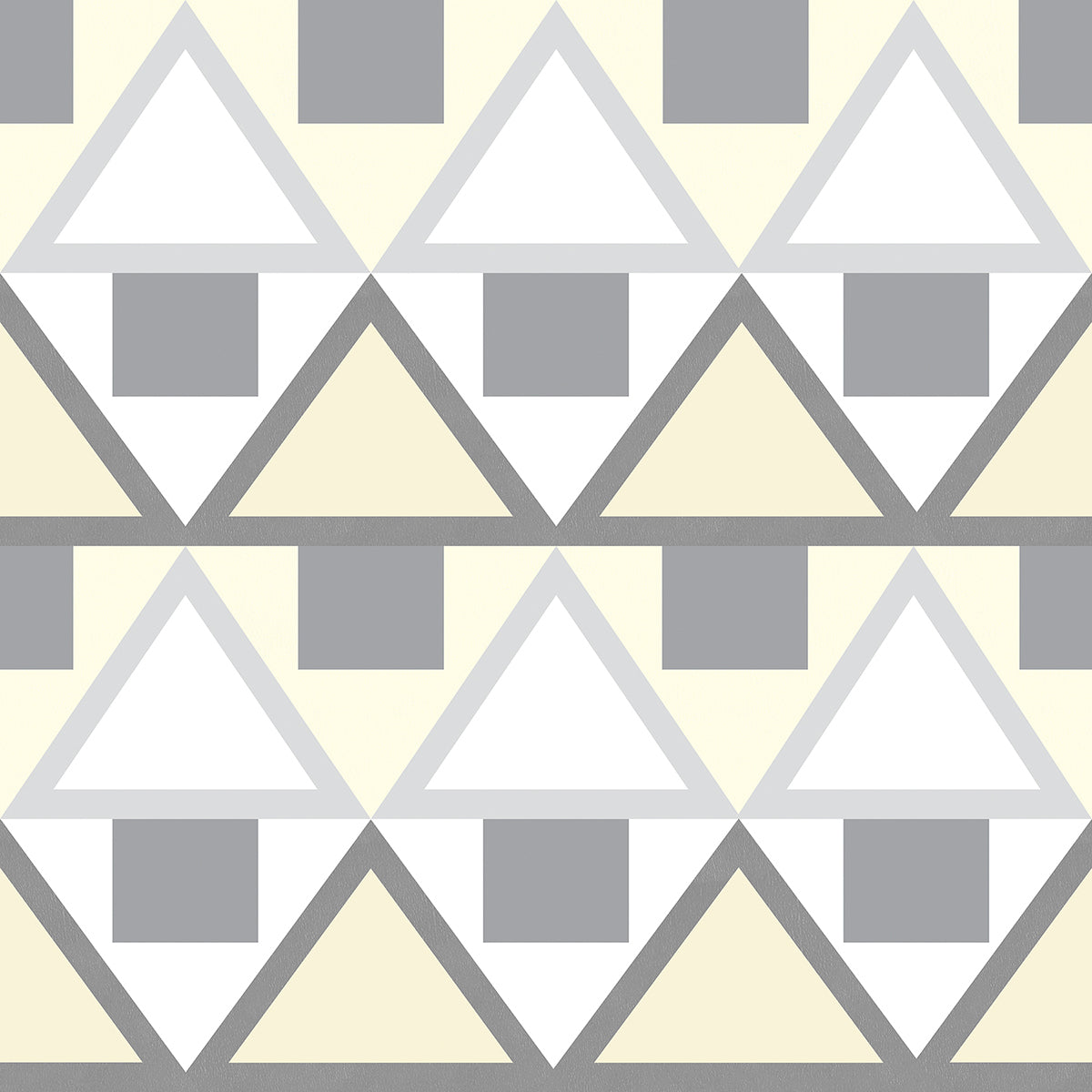 Picture of Grey Madaket Geometric Peel and Stick Wallpaper