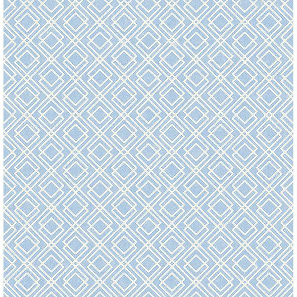 Picture of Napa Blue Geometric Wallpaper