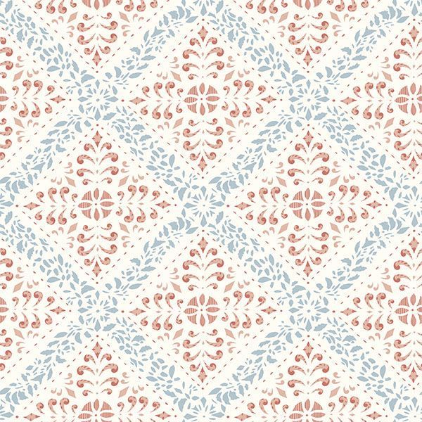 Picture of Nyborg Multicolor Ornamental Geometric Wallpaper