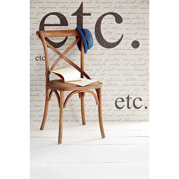 Etc. Brown Mural - Brewster Wallcovering