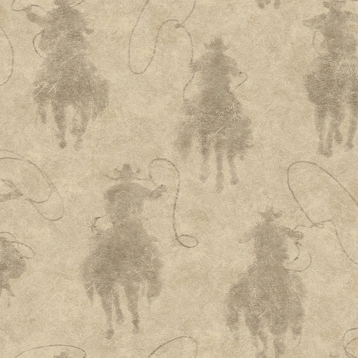 Picture of Stockman Silhouette Khaki Wallpaper