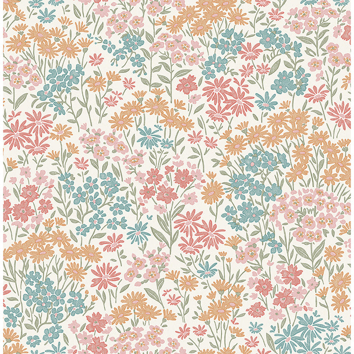 Picture of Ditsy Multi Daisies Wallpaper