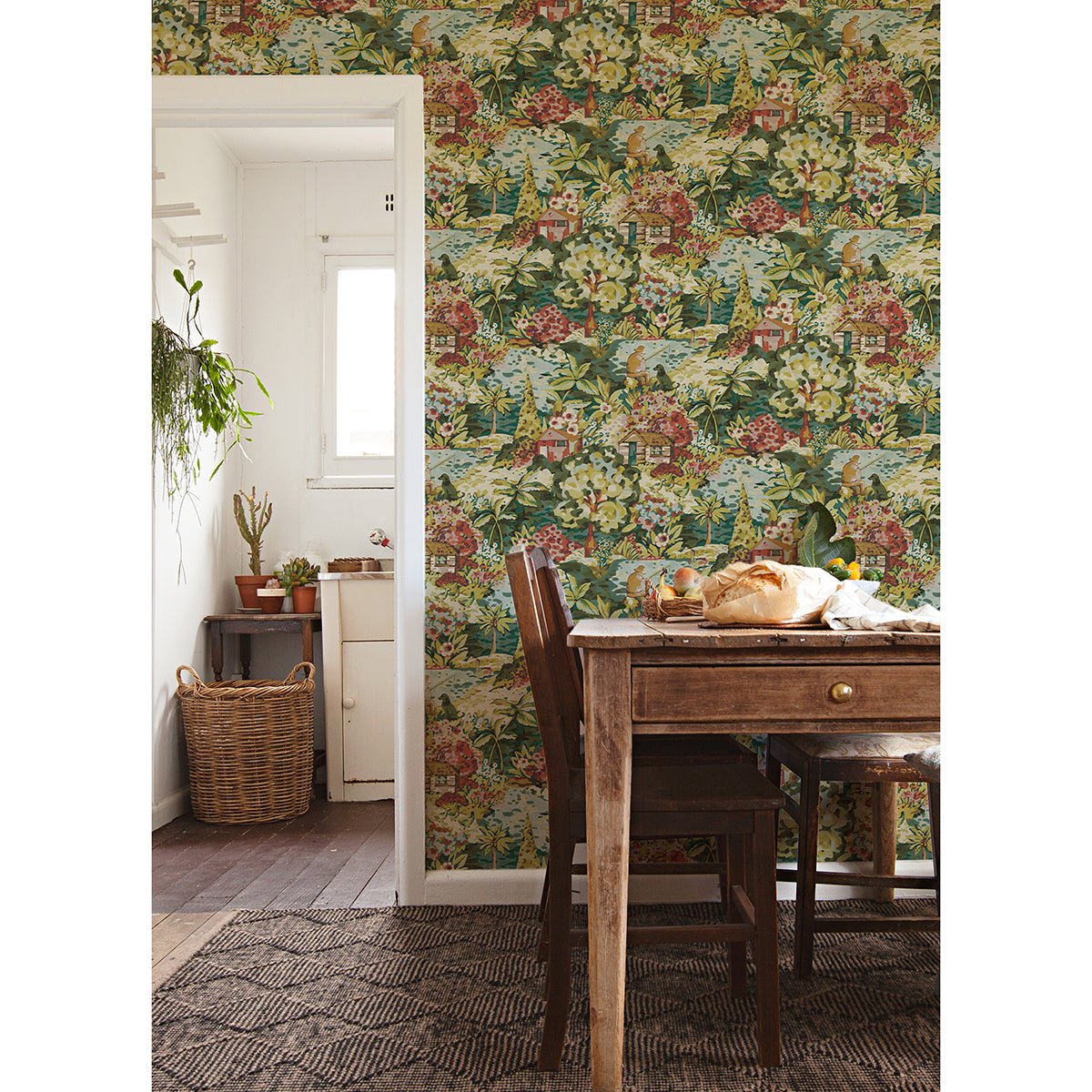 Spice le Forestier Peel and Stick Wallpaper - Brewster Wallcovering