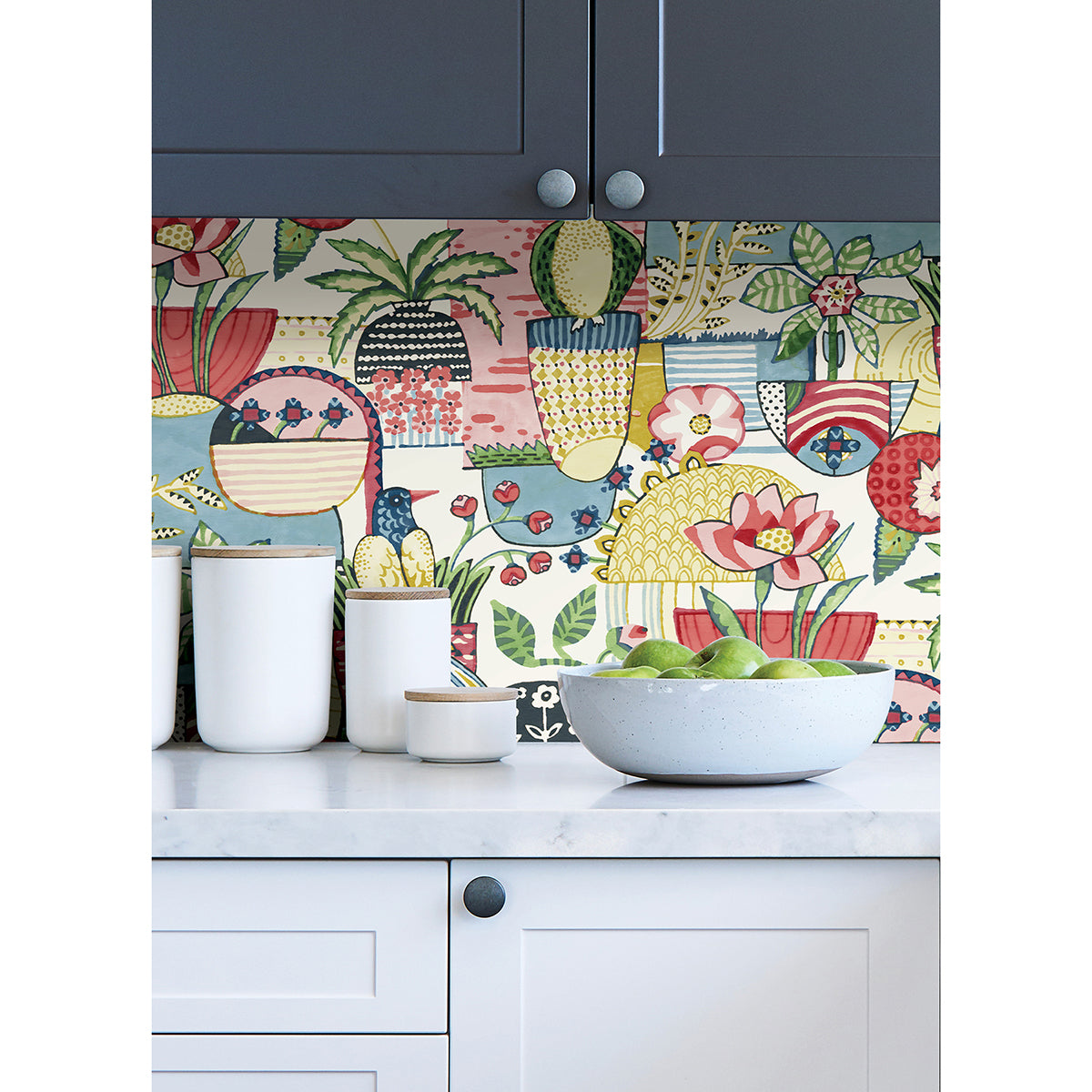 Multi Avriel Peel and Stick Wallpaper - Brewster Wallcovering