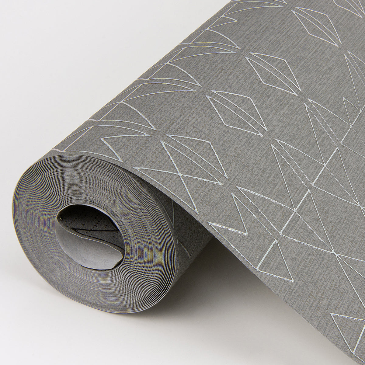 Paititi Sterling Diamond Trellis Wallpaper - Brewster Wallcovering