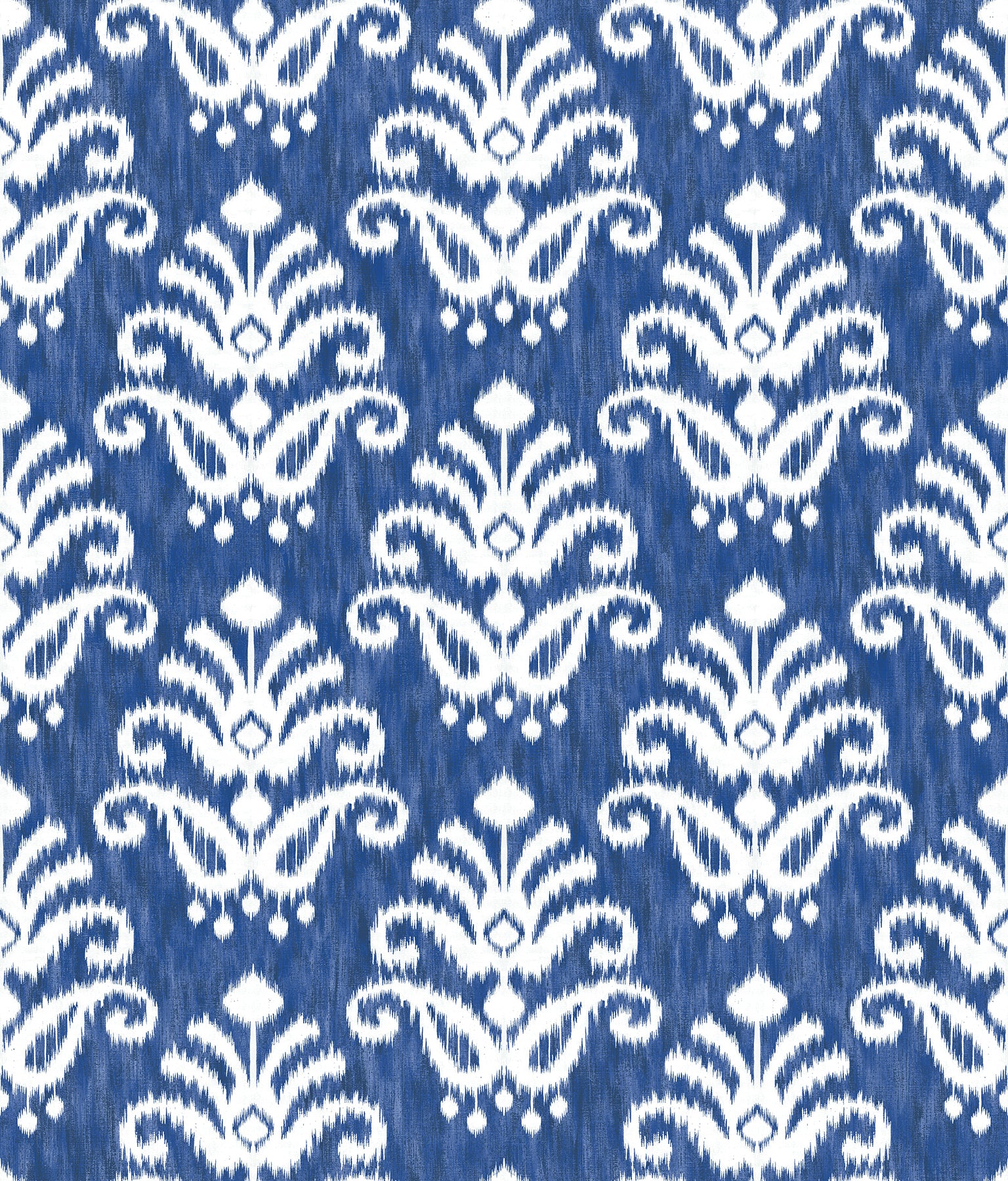 Picture of Keaton Blue Medallion Wallpaper