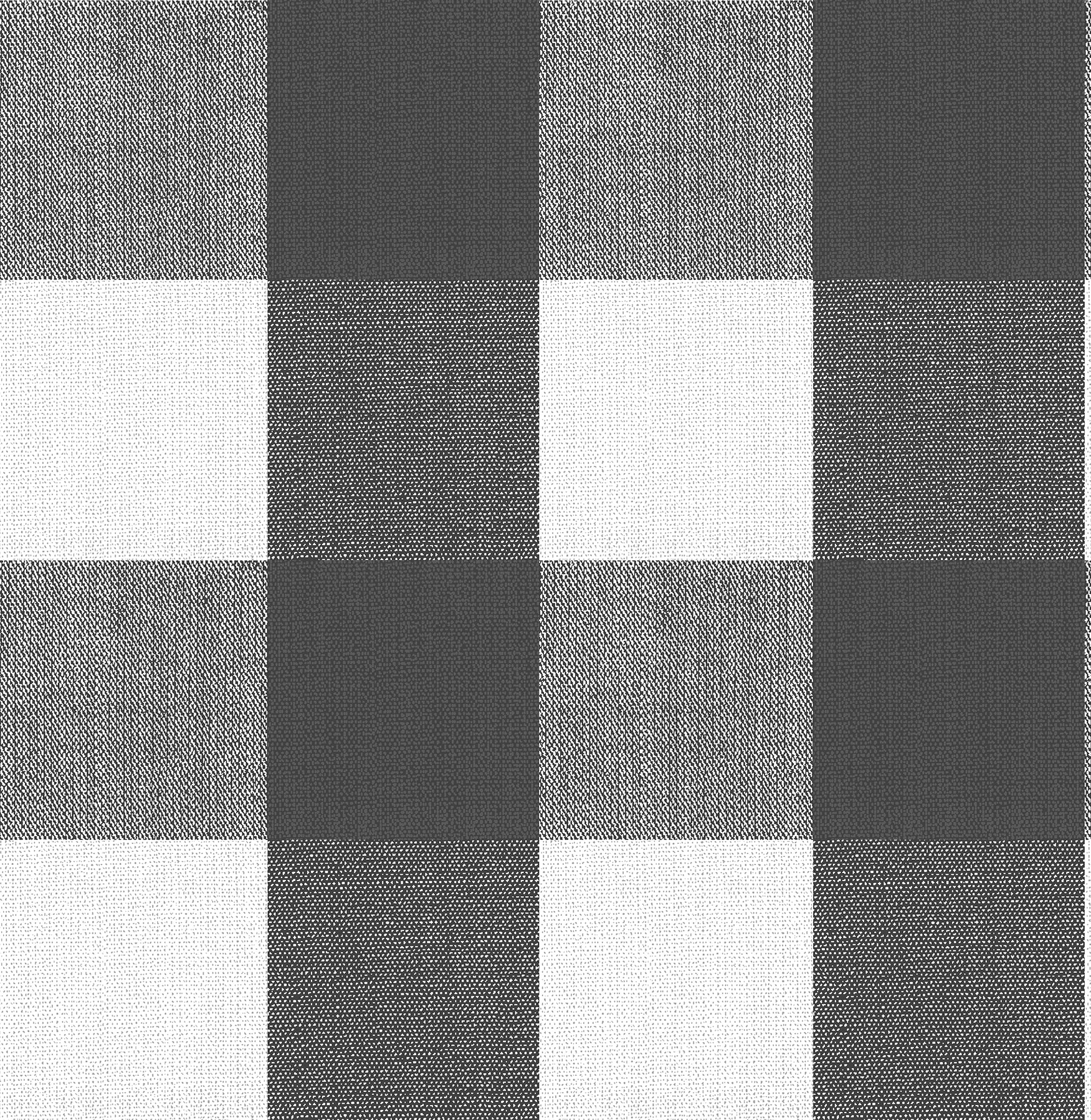 Picture of Charcoal Buffalo Plaid Plaid Peel and Stick Wallpaper