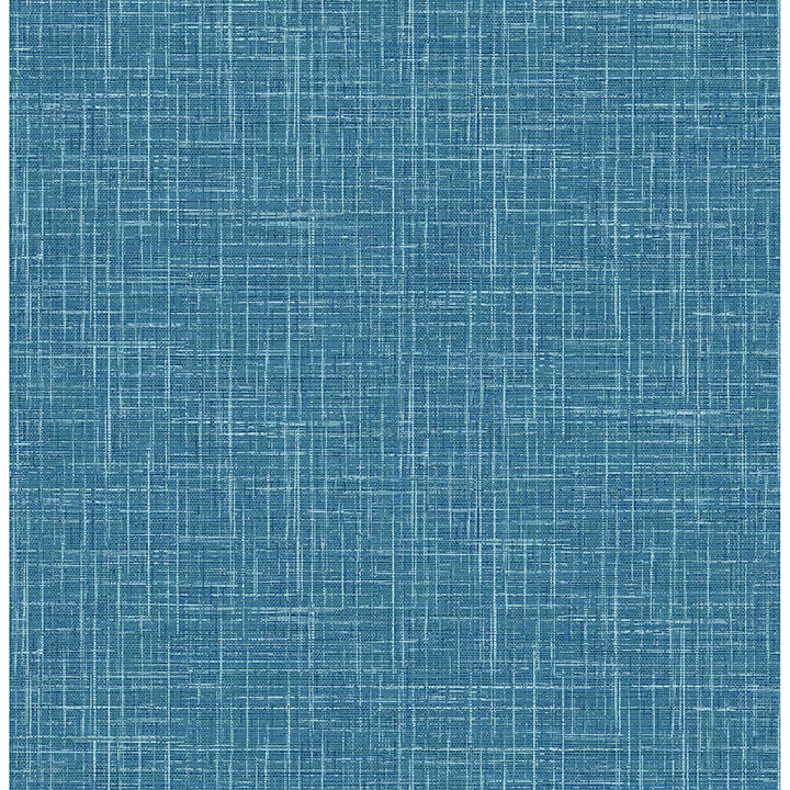 Picture of Emerson Blue Linen Wallpaper