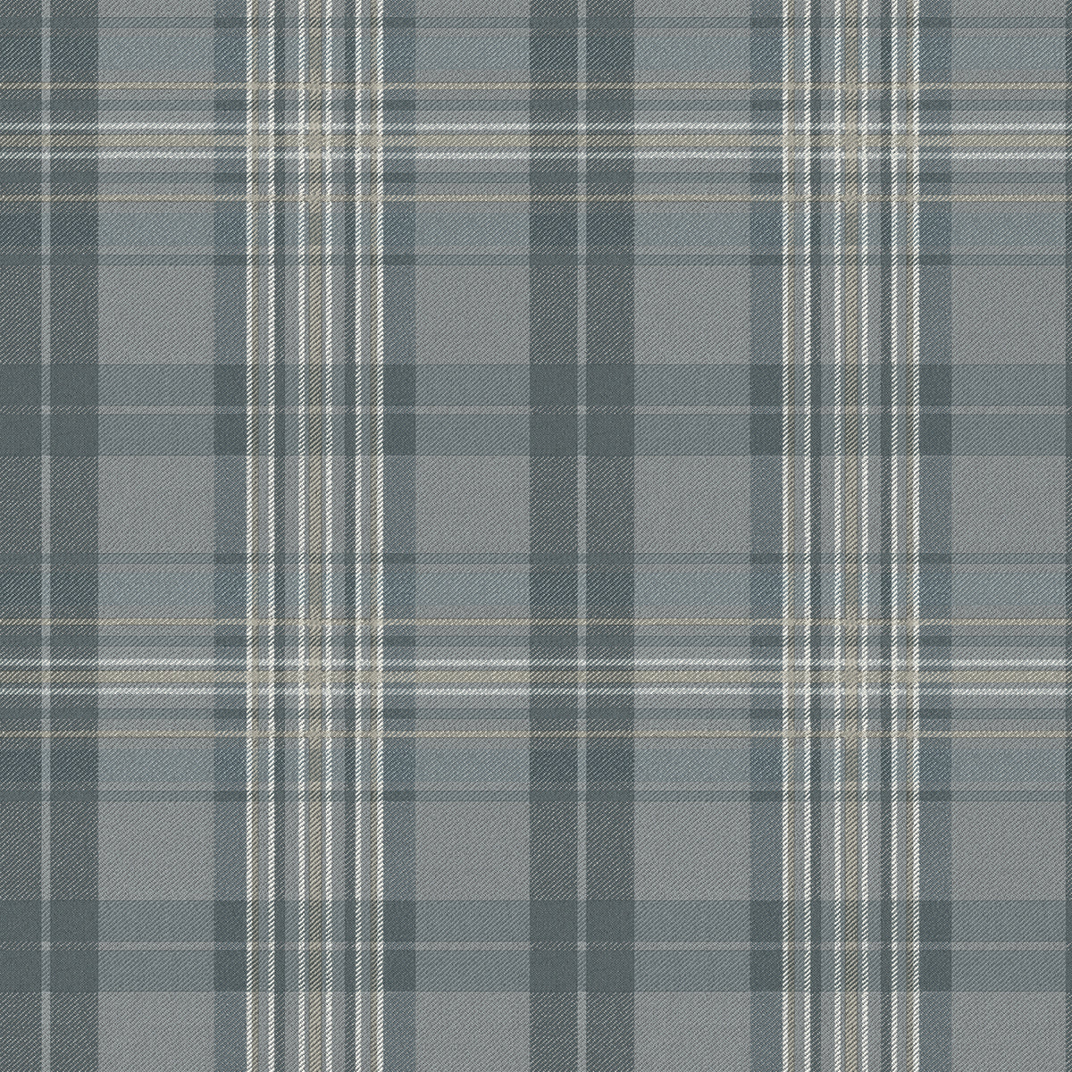 Picture of Austin Slate Plaid Wallpaper