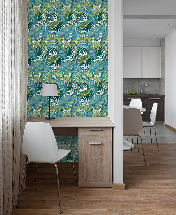 Bangalow Tropical Palm Peel and Stick Wallpaper - Brewster Wallcovering