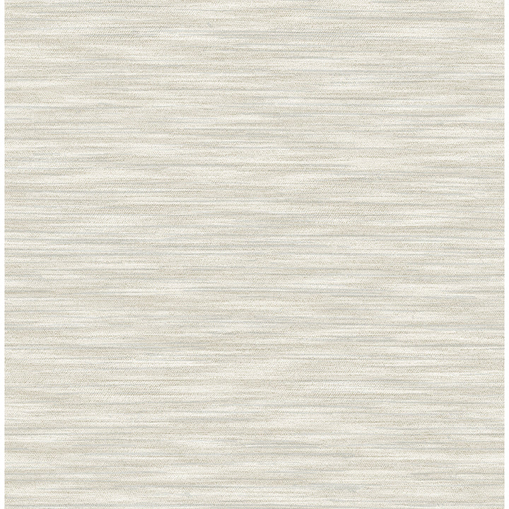 Picture of Benson Light Grey Faux Fabric Wallpaper