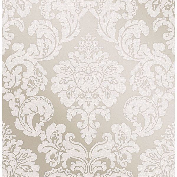 Picture of Margot Bronze Damask Wallpaper