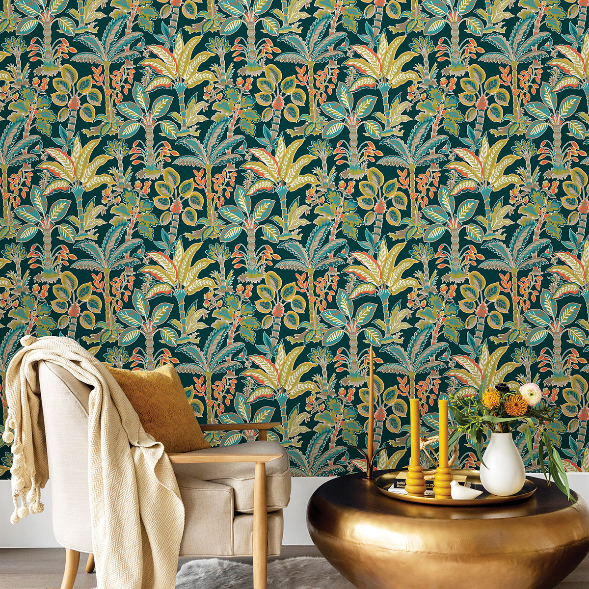 Fera Peel and Stick Wallpaper - Brewster Wallcovering