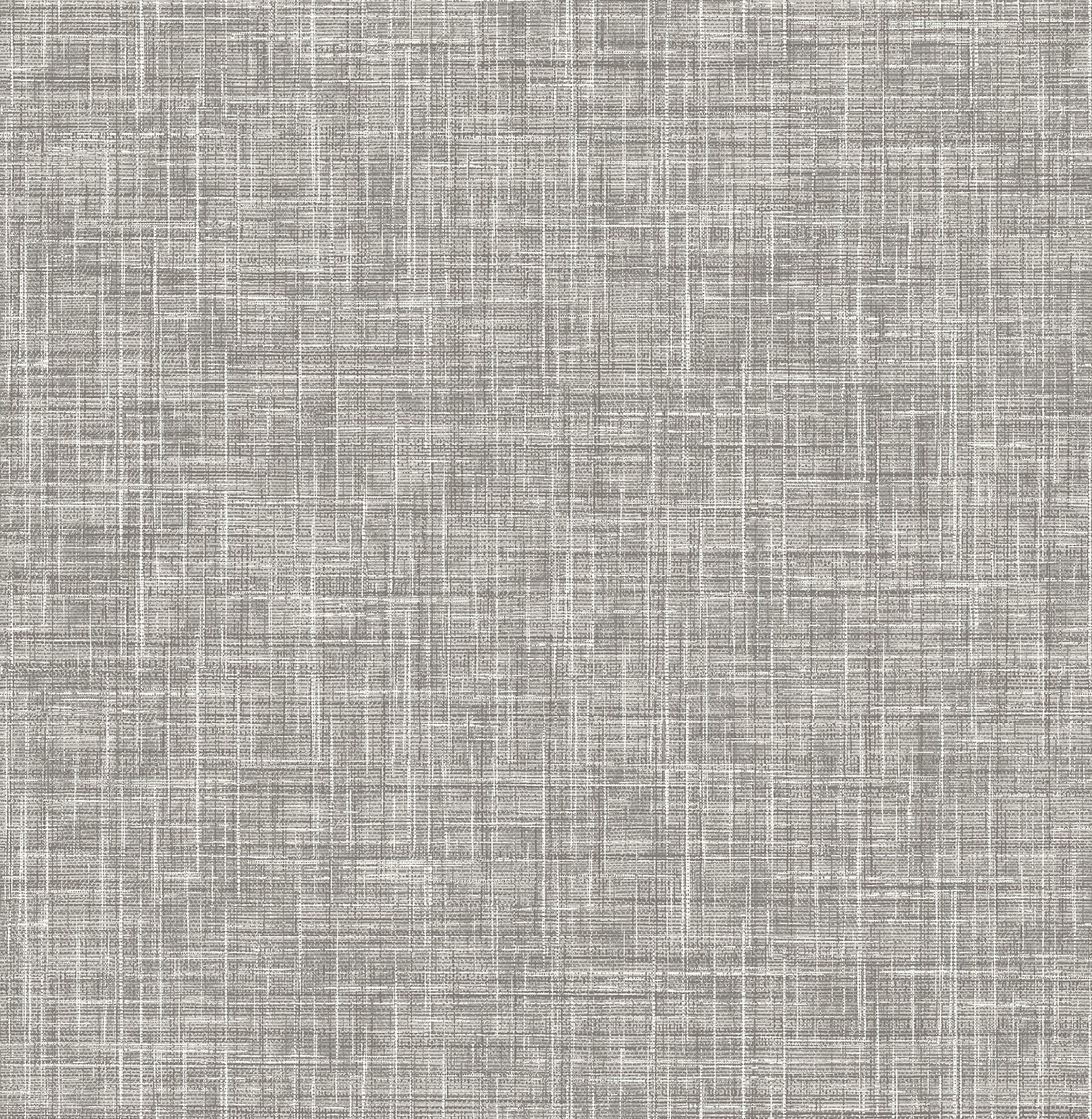 Picture of Emerson Grey Faux Linen Wallpaper