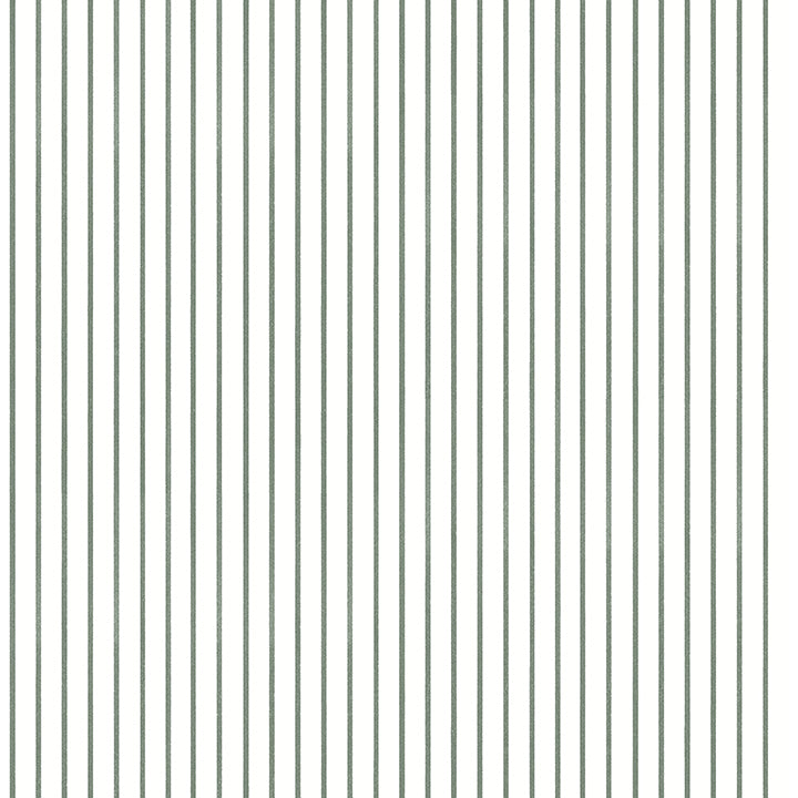 Picture of Oliver Green Simple Stripe Wallpaper By Erin Gates