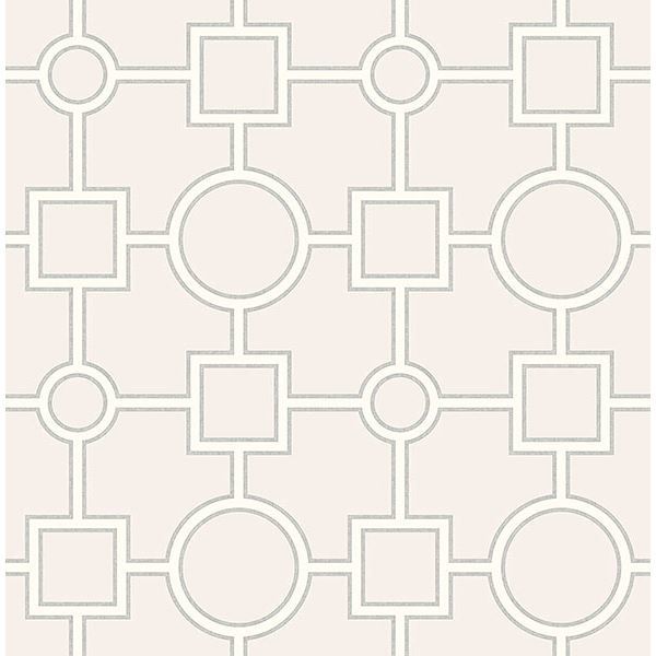 Picture of Matrix Light Grey Geometric Wallpaper