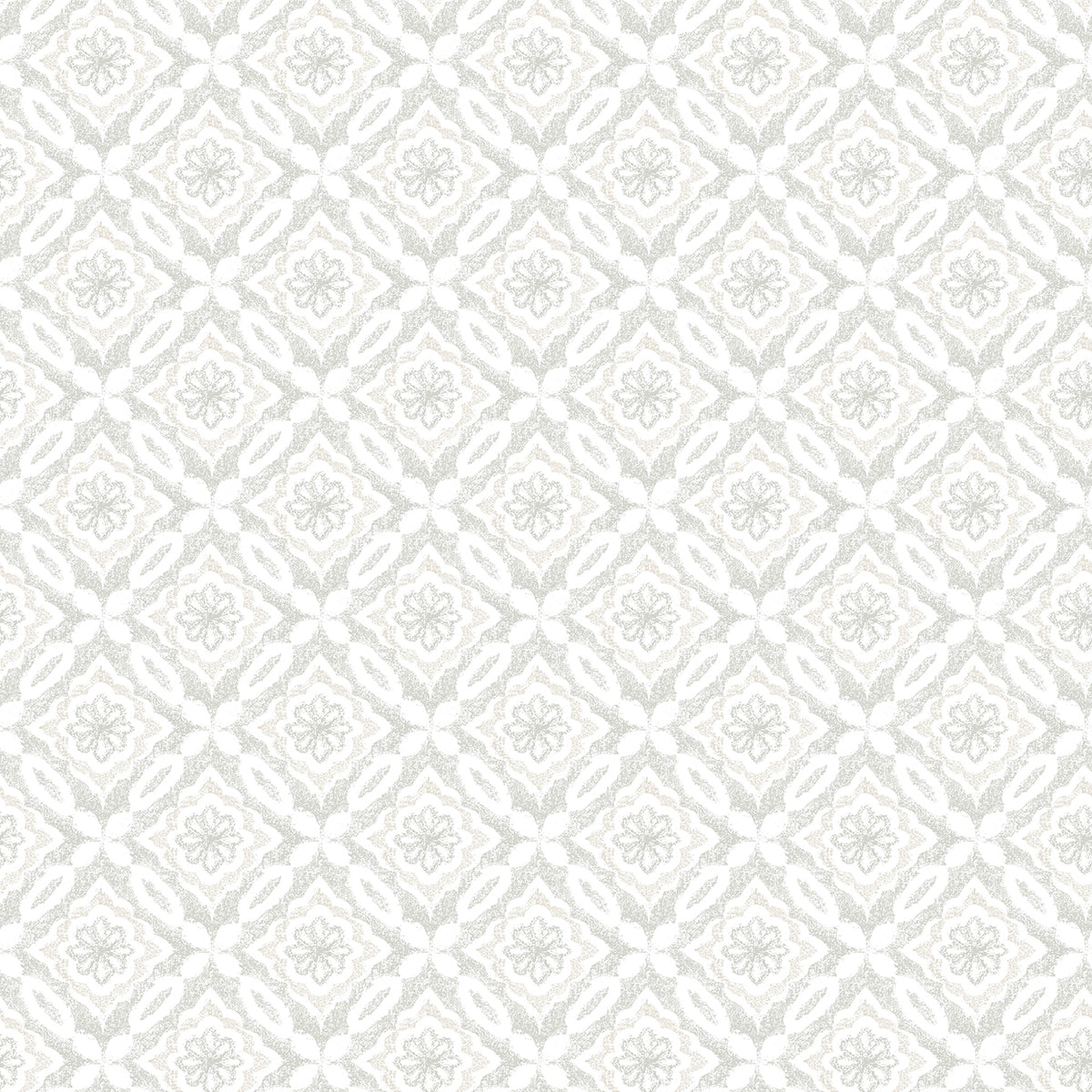 Picture of Hugson Grey Quilted Damask Wallpaper