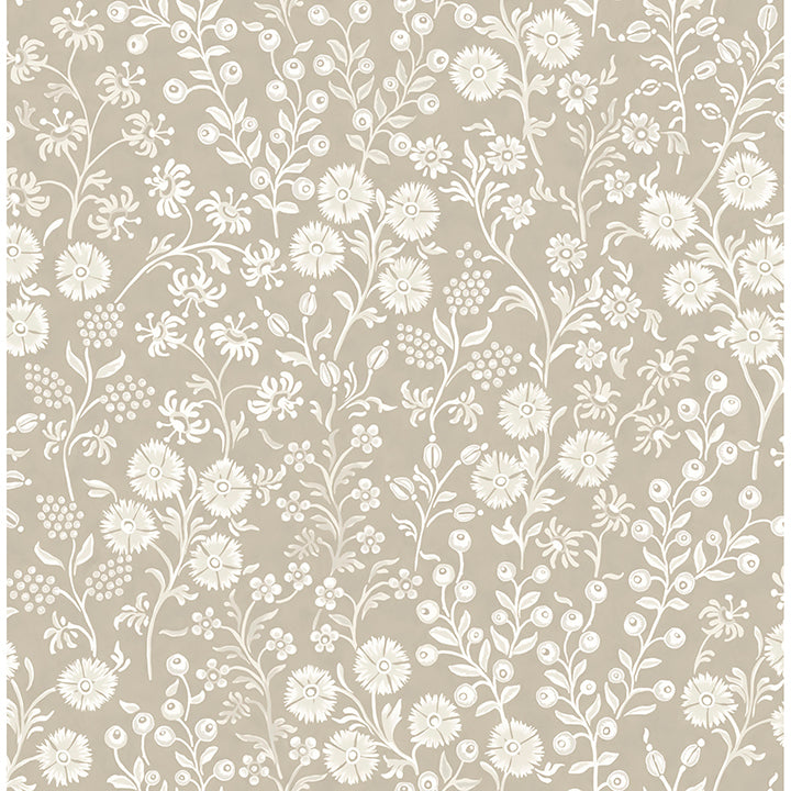 Picture of Liana Taupe Trail Wallpaper