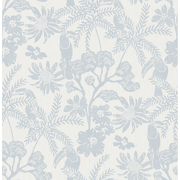 Picture of Jacaranda Light Blue Tropical Trail Wallpaper