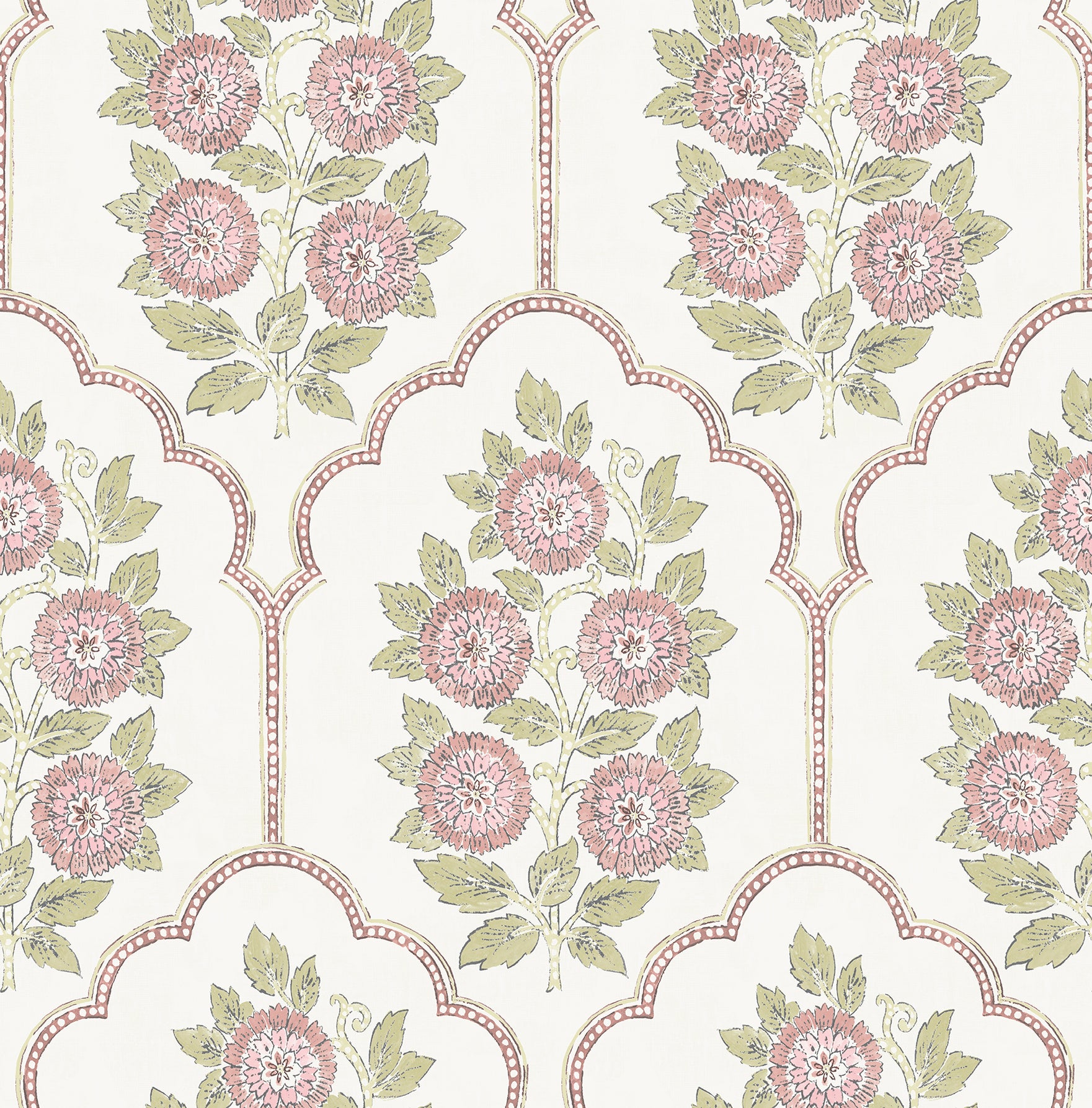 Picture of Floral Bazaar Rose Water Peel and Stick Wallpaper