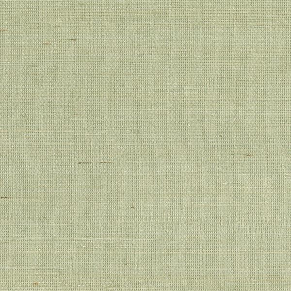 Popun Light Green Grasscloth - Brewster Wallcovering