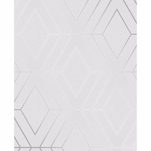 Picture of Adaline Light Grey Geometric Wallpaper