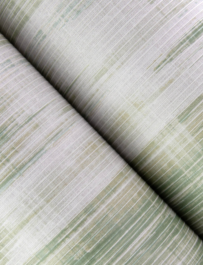 Marvel Green Ripple Wallpaper - Brewster Wallcovering