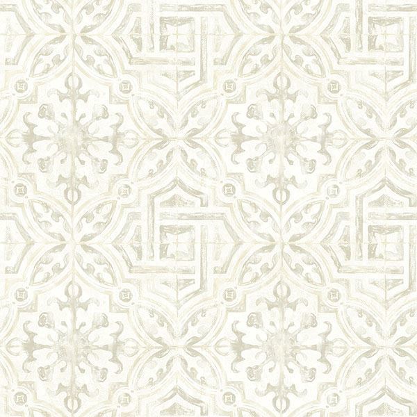 Picture of Sonoma Grey Spanish Tile Wallpaper