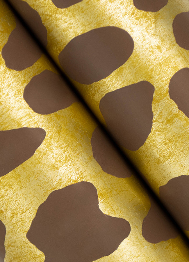 Brown RuLeopard Peel and Stick Wallpaper - Brewster Wallcovering