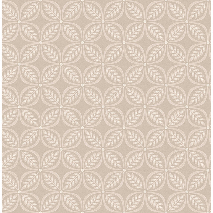 Picture of Morgrove Beige Trellis Wallpaper