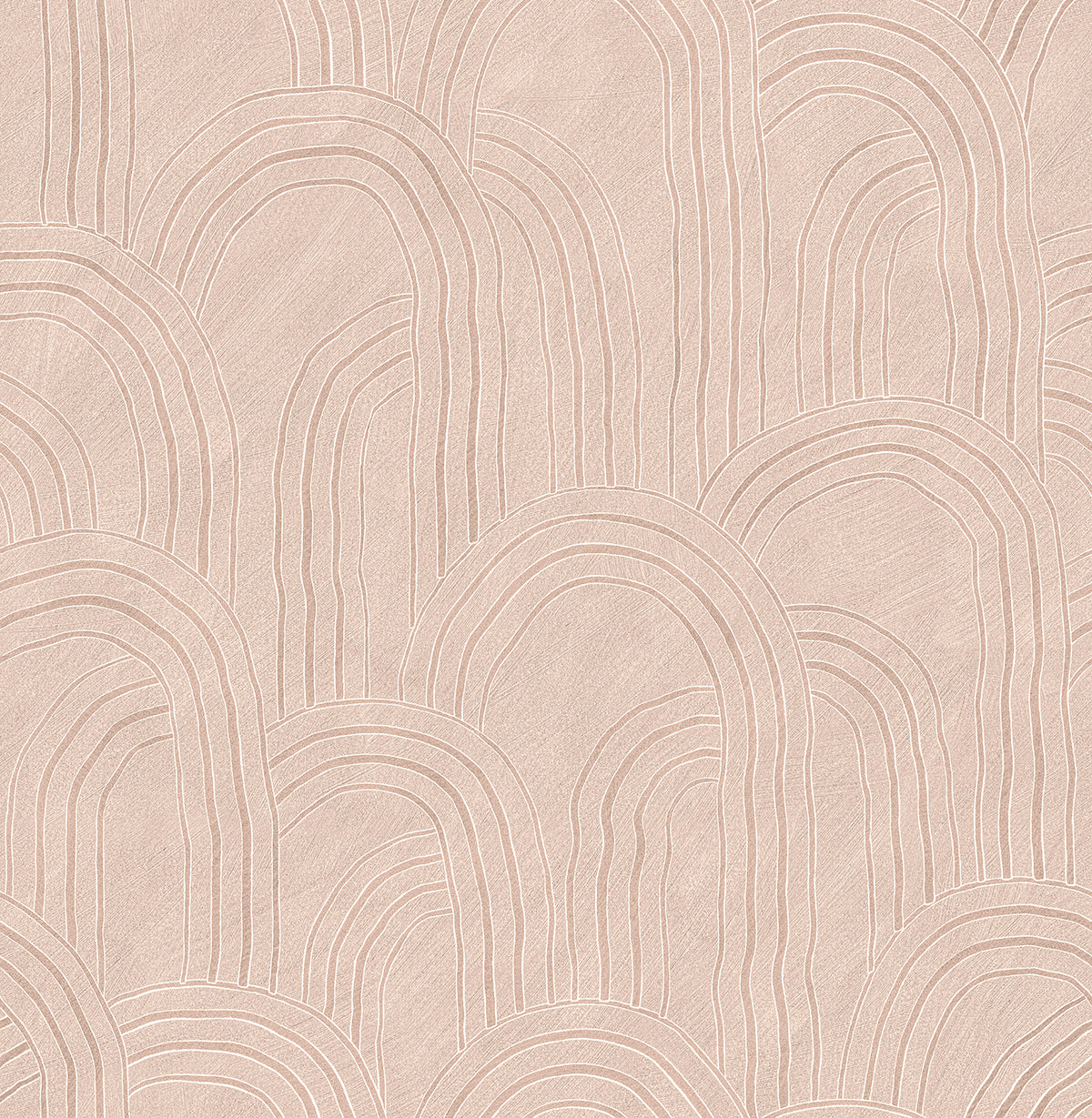 Picture of Cabo Pink Rippled Arches Wallpaper