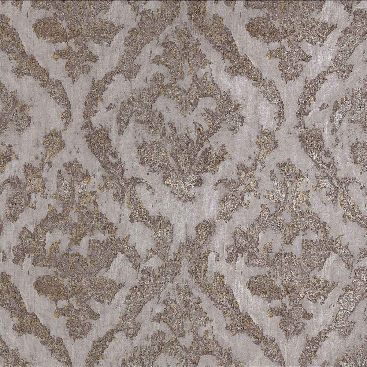 Picture of Lyra Bronze Damask Wallpaper