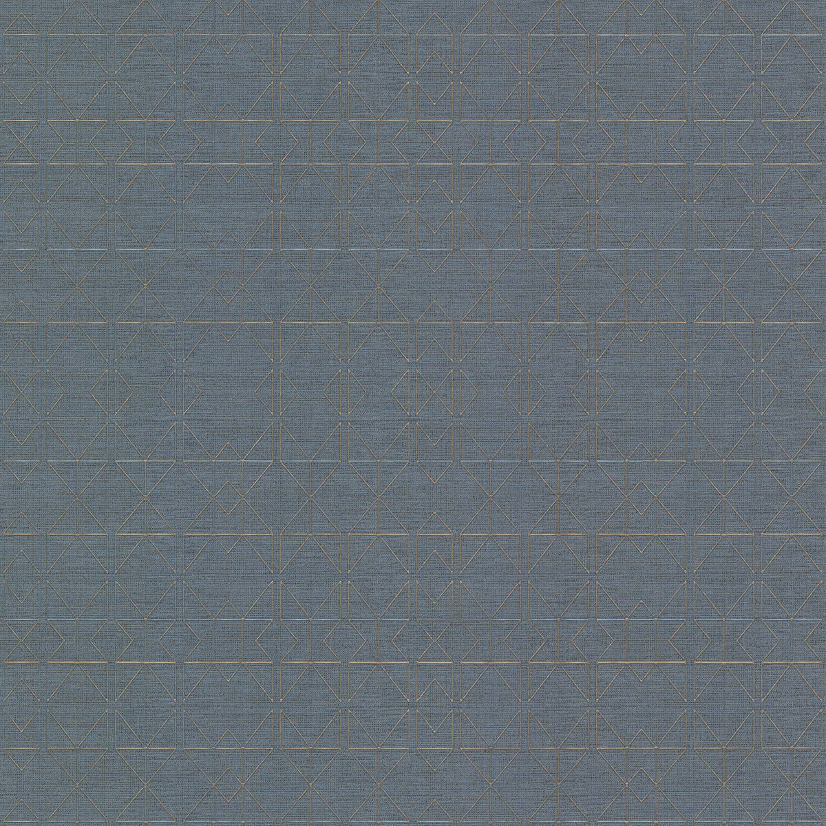 Paititi Denim Diamond Trellis Wallpaper - Brewster Wallcovering