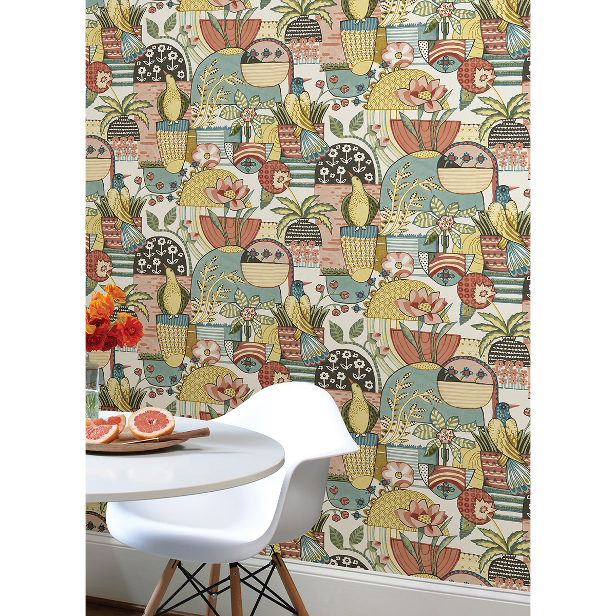 Spice Avriel Peel and Stick Wallpaper - Brewster Wallcovering