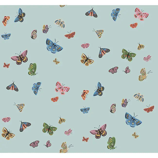 York Wallpaper RF7414 Butterfly House